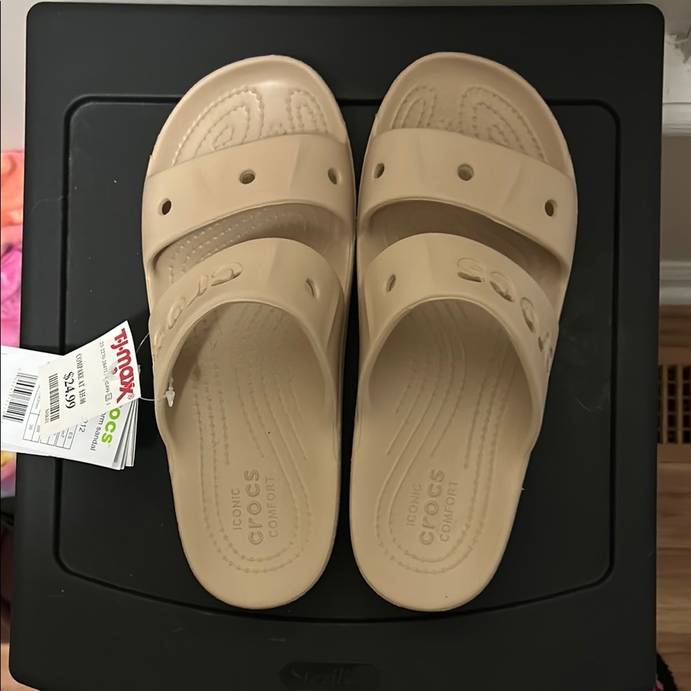 CROCS Classic Beige Slides